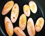 魚肉ソーセージのカレー粉炒め♪作り方5写真