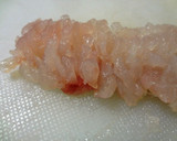 鯛の湯引き梅肉和え～なんちゃって鱧♪作り方2写真