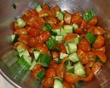 夏野菜としらすのどんぶり作り方1写真