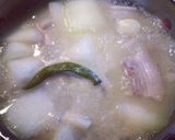 豚バラと夕顔の煮込み 白味噌仕立て作り方5写真