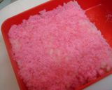 遠足を楽しんでいるモンチッチキャラ弁作り方1写真