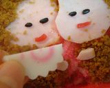遠足を楽しんでいるモンチッチキャラ弁作り方4写真