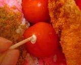 遠足を楽しんでいるモンチッチキャラ弁作り方5写真