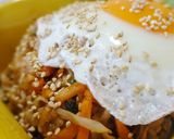 ストーブ鍋で石焼ビビンバ風~作り方13写真