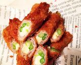 ☆アスパラとチーズの豚肉巻きフライ☆作り方4写真