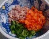 誰でもできる◎超ぱらぱら高菜チャーハン作り方1写真