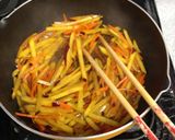 さつま芋で♪きんぴら風＊お弁当にも作り方4写真