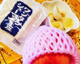 簡単☆餃子の皮で桃＆バナナパイ⁈作り方1写真