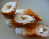 ちくわとチーズの磯部揚げ♪作り方2写真