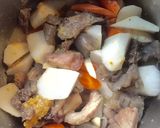 コラーゲン♡牛すじのトロトロ味噌煮込み♪作り方4写真