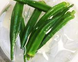 簡単！みょうがとオクラの和物作り方1写真