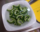 糖質制限おかず☆苦くないゴーヤ豚キムチ作り方1写真