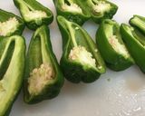 ヘタも種もそのまんまっ！ピーマンの肉詰め作り方3写真