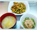 糖質制限おかず☆苦くないゴーヤ豚キムチ作り方7写真