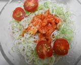 流水麺そばで冷やしキムチそば作り方12写真