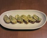 旦那様へのあと一品♪大葉入り卵焼き作り方8写真
