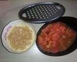 夏*＊おろしトマトとツナの冷たいパスタ作り方2写真