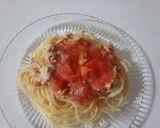 夏*＊おろしトマトとツナの冷たいパスタ作り方3写真