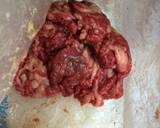 パクチーと牛肉のオイスターソース炒め作り方1写真