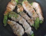 万願寺とうがらしの肉巻き♪作り方5写真