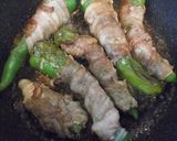 万願寺とうがらしの肉巻き♪作り方7写真