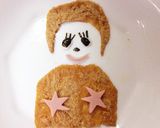 簡単☆モンチッチのオープンいなり弁当作り方5写真