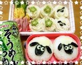 簡単！ひつじのショーン☆そうめんキャラ弁作り方5写真