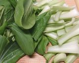 牛肉とチンゲン菜のふわふわ卵炒め作り方2写真