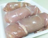 鶏胸肉でチキンコルドンブルー作り方5写真