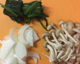 鮭とほうれん草のクリームパスタ作り方1写真