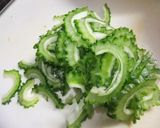 ✿疲労回復　ゴーヤ竹輪めんつゆ和え✿作り方1写真
