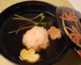 料亭風♪　海老しんじょうのお吸い物作り方9写真