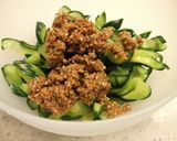 焼肉のタレで！きゅうりの胡麻和え作り方5写真