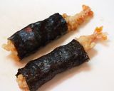 チーズ海老天うどん巻きミイラ作り方3写真