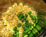 枝豆とトウモロコシのチーズお焼き作り方1写真