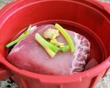 【塩茹で豚】電子レンジ圧力鍋で柔らか！作り方2写真