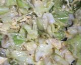 キャベツと卵の炒め物作り方3写真