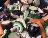 ♪夏野菜のグリーンカレー♪作り方4写真