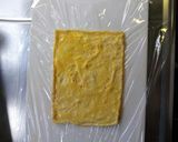 お弁当に！ハムチーズの卵ロール作り方3写真
