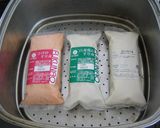 業務用介護食　すり身のパック蒸し作り方2写真