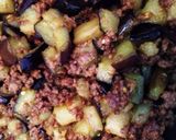 なす肉みそ冷やしうどん作り方4写真