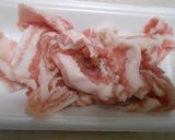 豚ばら肉と白菜キムチの炒め丼作り方3写真