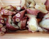 お弁当の1品！蛸のから揚げ風作り方1写真