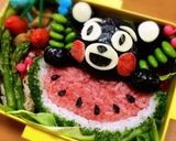 くまモン☆スイカ＊キャラ弁・遠足作り方7写真