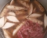 圧力鍋で肉ごぼう作り方2写真