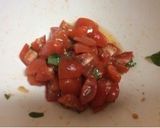 自家製セミドライプチトマトのブルスケッタ作り方3写真