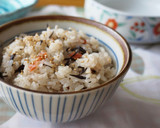 行楽に☆ひじきと梅干しの炊き込みご飯作り方7写真