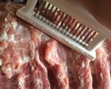 豚ロースハム塩漬け工程作り方1写真