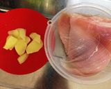 骨まで全部食べ♪かすべの煮付け♪作り方1写真