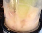 桃とメロンのスムージー♪作り方2写真
